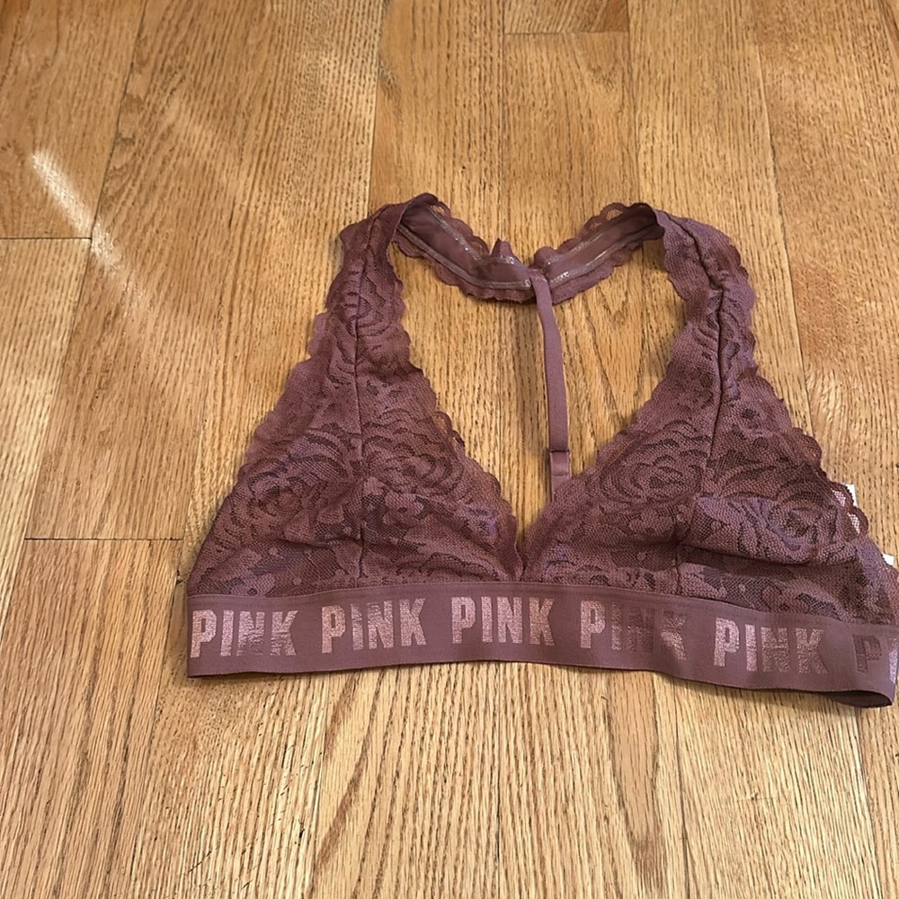 Women’s bralette color pink rose size large